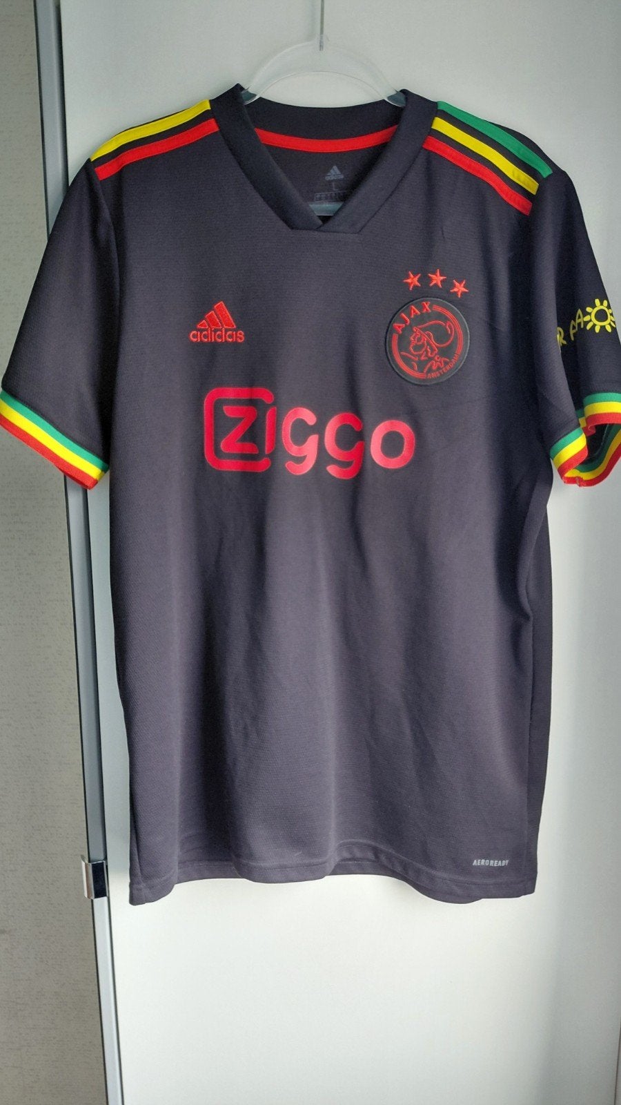 Ajax Bob Marley shirt, Maat L, Ophalen of Verzenden, Zo goed als nieuw, Shirt