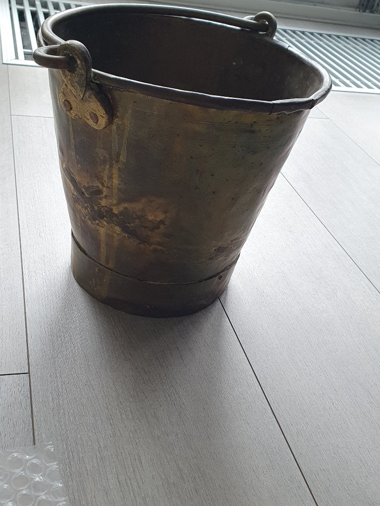 koperen emmer, Antiek en Kunst, Ophalen of Verzenden, Koper
