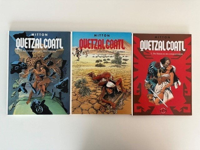 Quetzalcoatl, HC, Mitton, Conquistadors,, Boeken, Meerdere stripboeken, Ophalen of Verzenden, Zo goed als nieuw