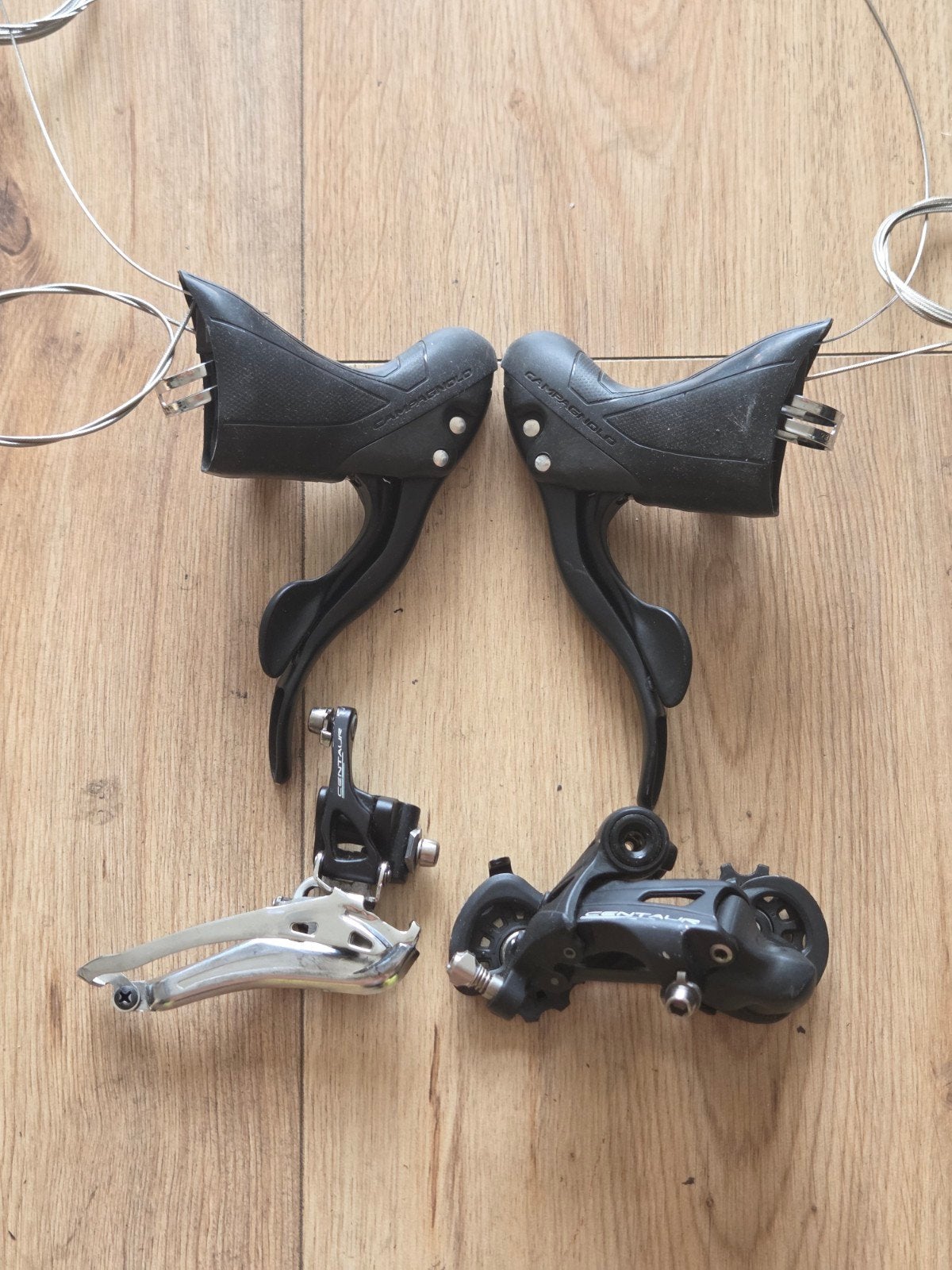 Campagnolo Centaur 2x11 mini groepsset, Gebruikt, Campagnolo, Ophalen of Verzenden, Derailleur of Ketting