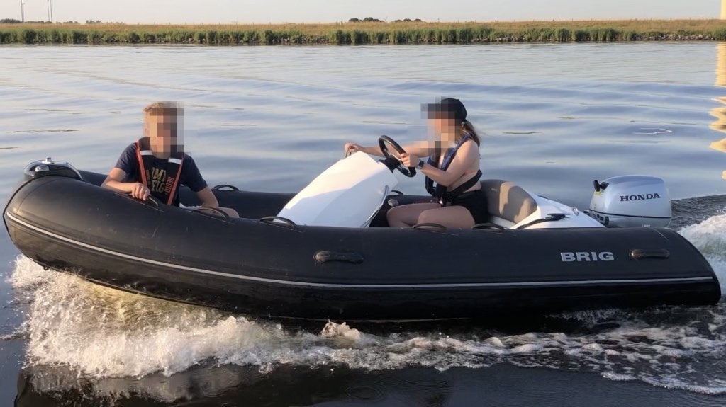 Brig Eagle 380 (2016)+Honda 15 pk 4-takt (2016)-Hypalon RIB, Ophalen, Gebruikt, 4 m, PVC