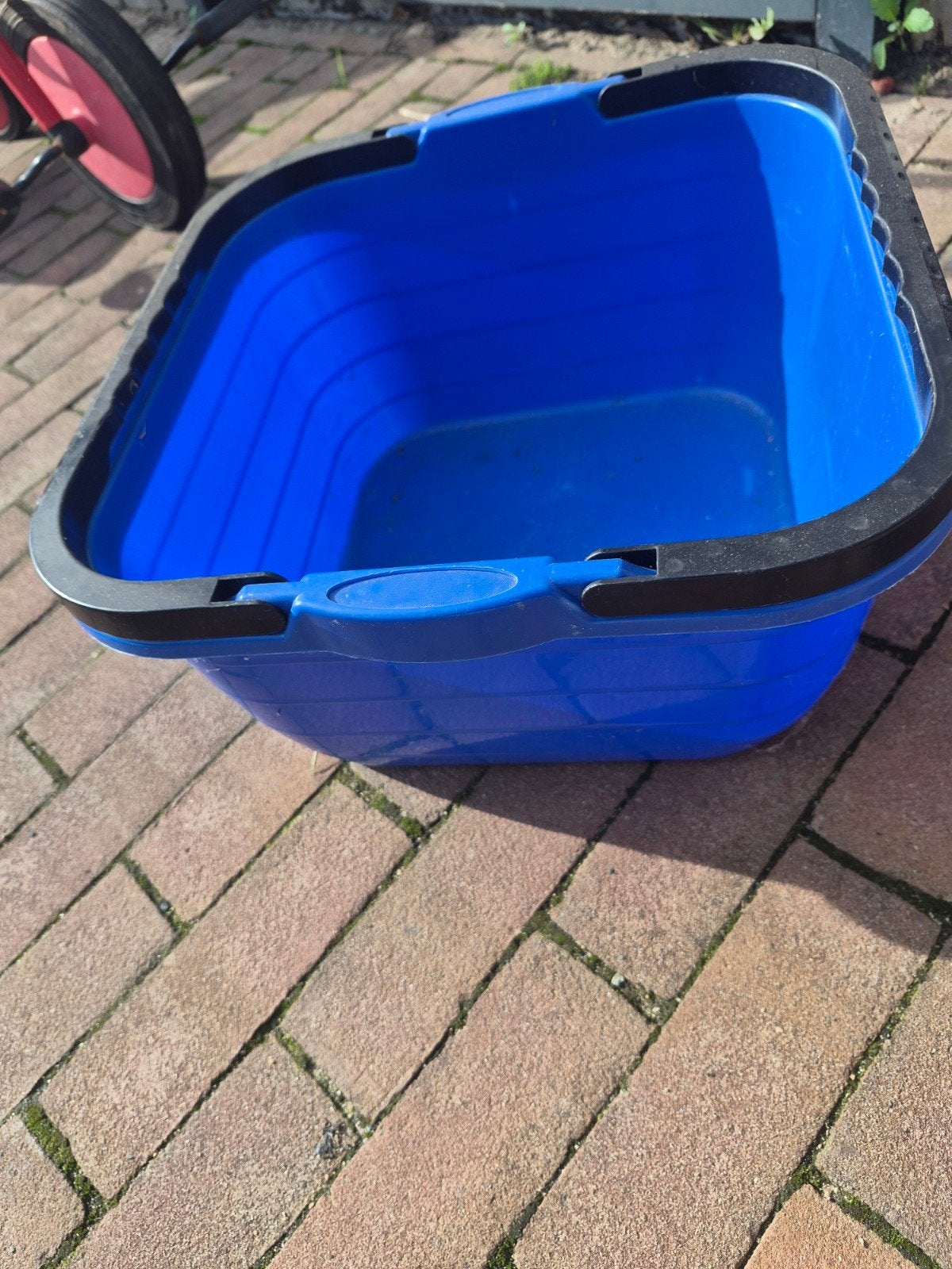 Blauwe afwasteil met handvatten, Ophalen of Verzenden, Gebruikt
