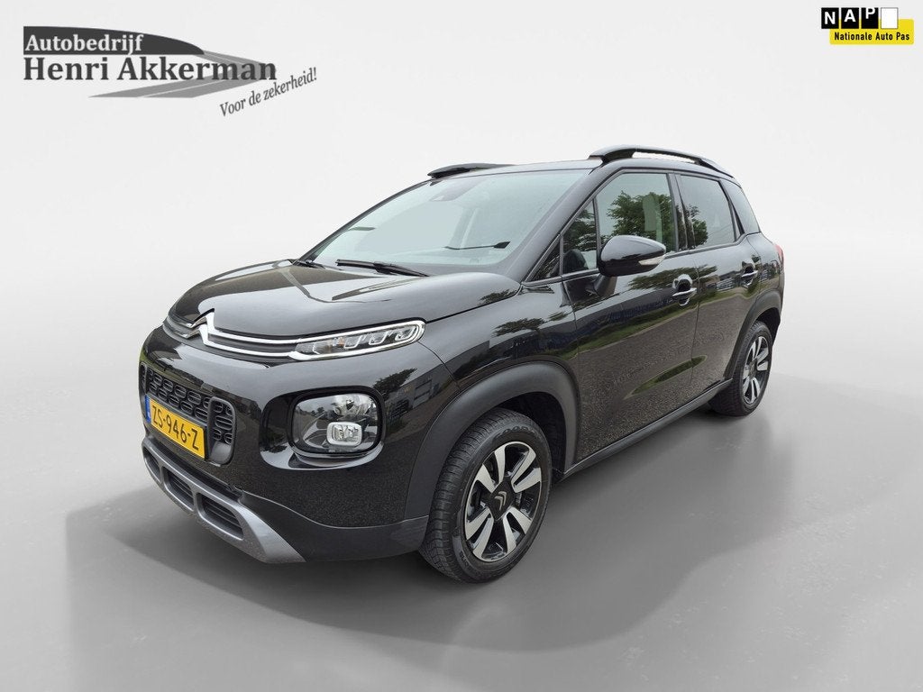 Citroen C3 Aircross 1.2 PureTech S&S Feel | automaat | NAP, Gebruikt, Zwart, Origineel Nederlands, Bedrijf