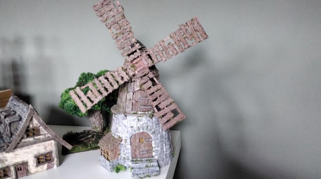 Miniatuur Molen voor Wargaming/D&D, Ophalen