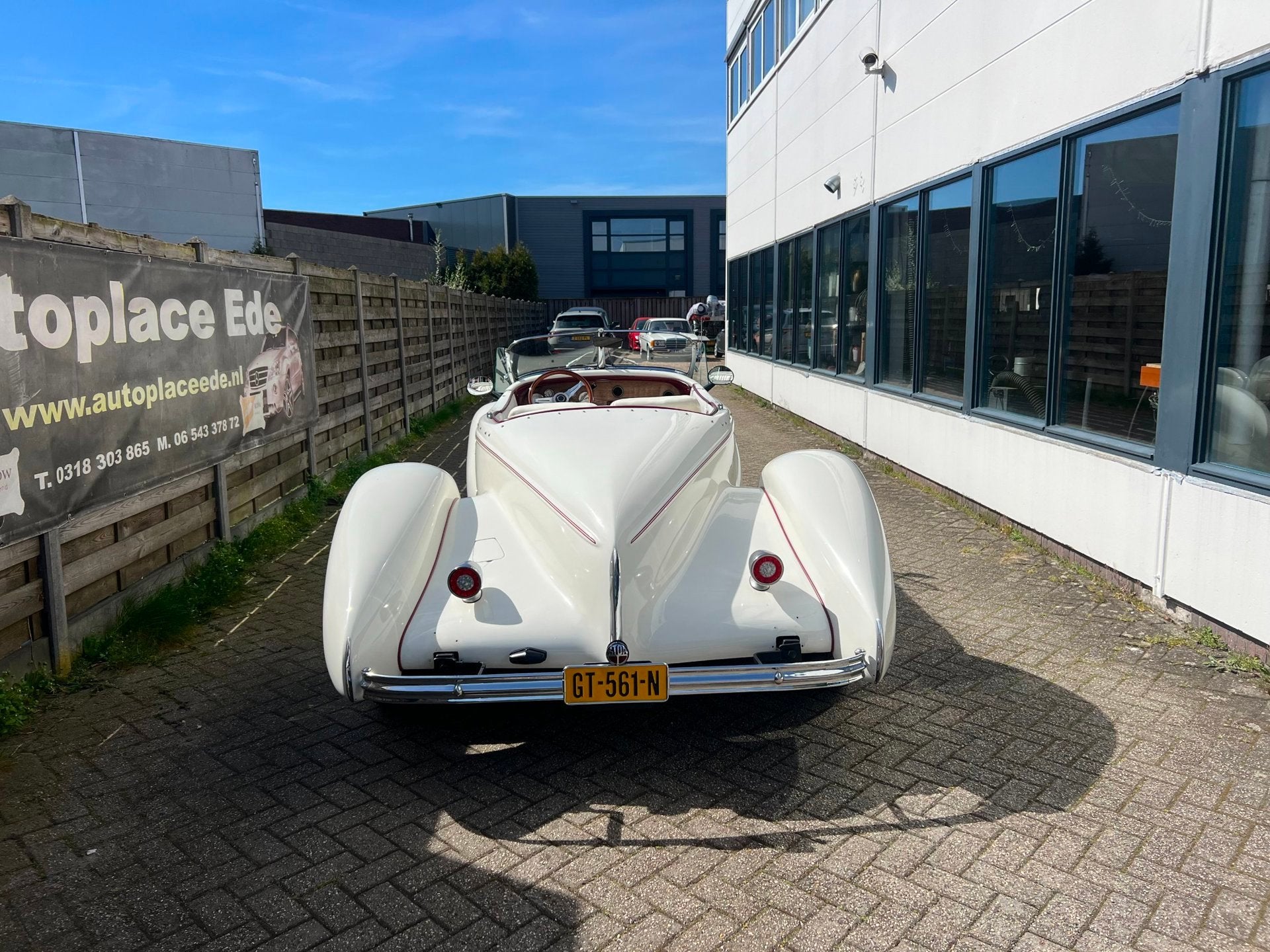 Auburn AUBURN PHAETON WIT 4 PERSOONS, Auto's, Gebruikt, 8 cilinders, Overige carrosserieën, 4 stoelen