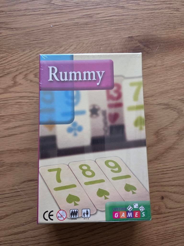 Rummy, kleine uitvoering, Een of twee spelers, Ophalen, Nieuw, Lifetime Games