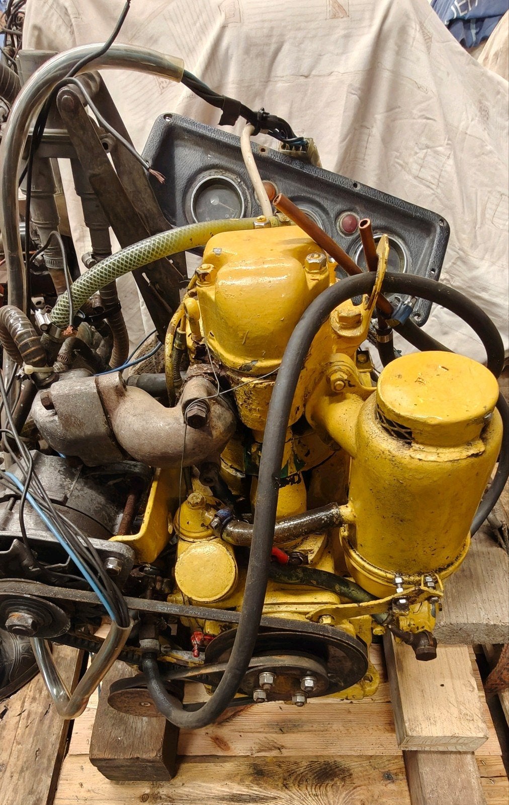 Farymann scheepsmotor L30 compleet uitgebouwd, Ophalen, Gebruikt, Diesel