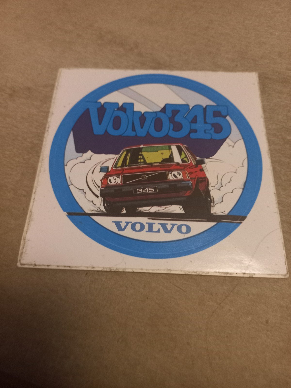 Vintage Volvo 345 Sticker/, Ophalen of Verzenden, Auto of Motor