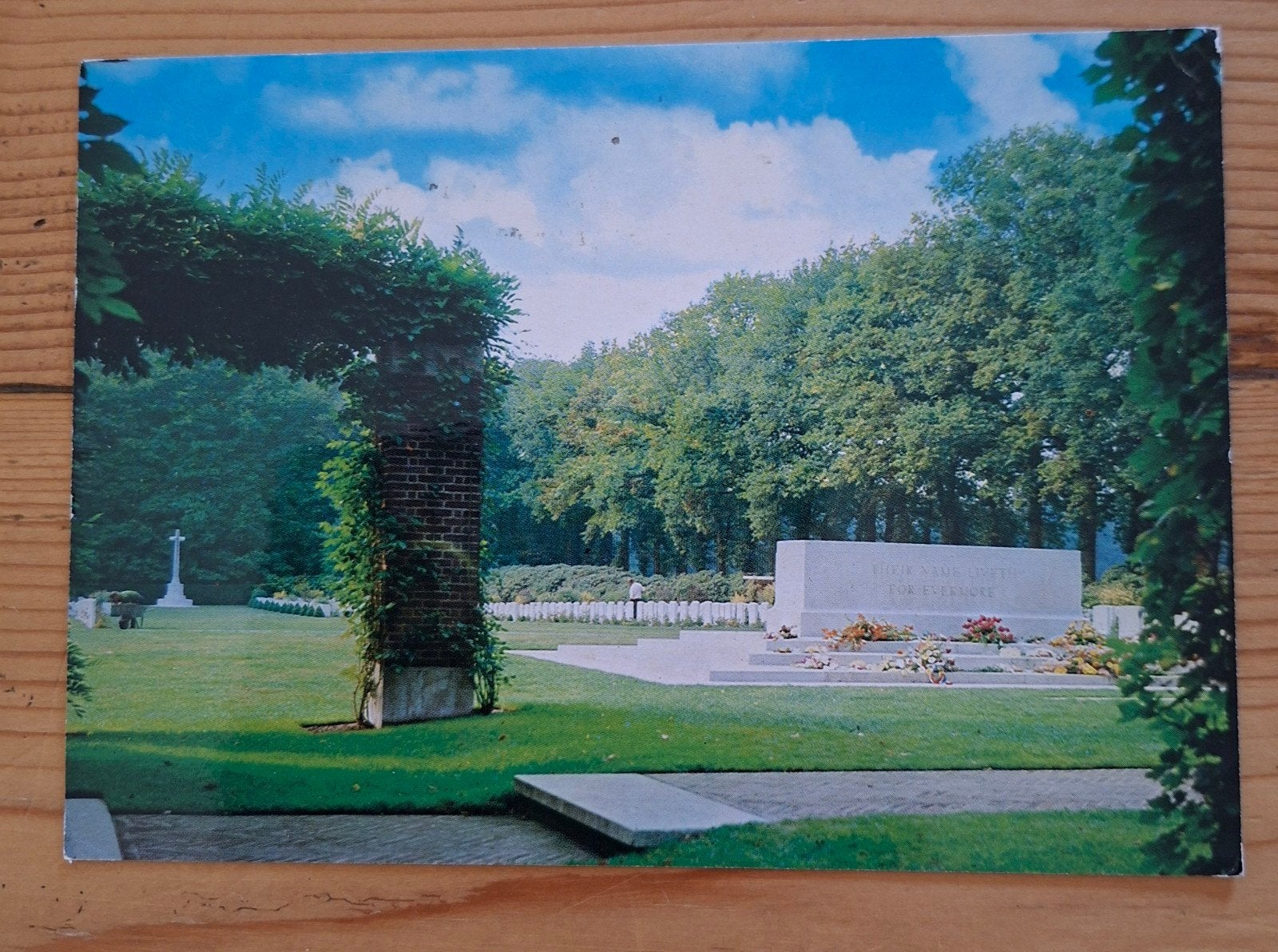 Oosterbeek luchtvaart begraafplaats WOII gelopen kaart, Ophalen of Verzenden, Kaart, Foto of Prent