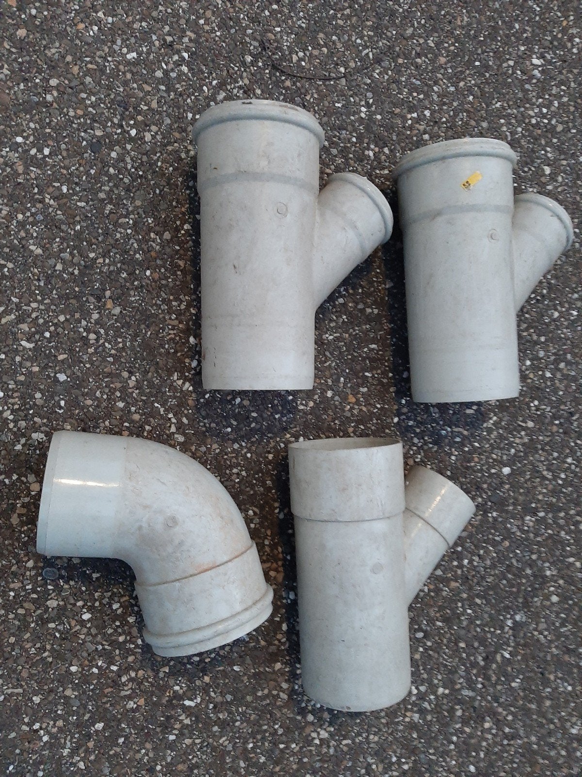 pvc t-stuk 160 / 110  45   160 mm, Bochten, Pvc, Ophalen of Verzenden, Minder dan 2 meter