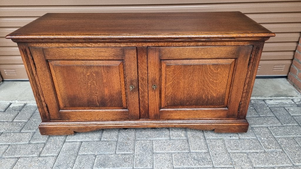 TV meubel, Ophalen, Gebruikt, 100 tot 150 cm, Klassiek