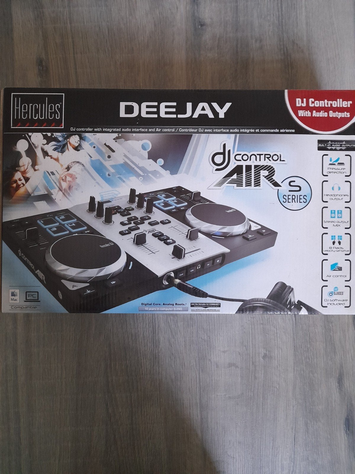 Hercules DJControl Air S Series DJ Controller, Ophalen of Verzenden, Zo goed als nieuw, Dj-set, Overige merken