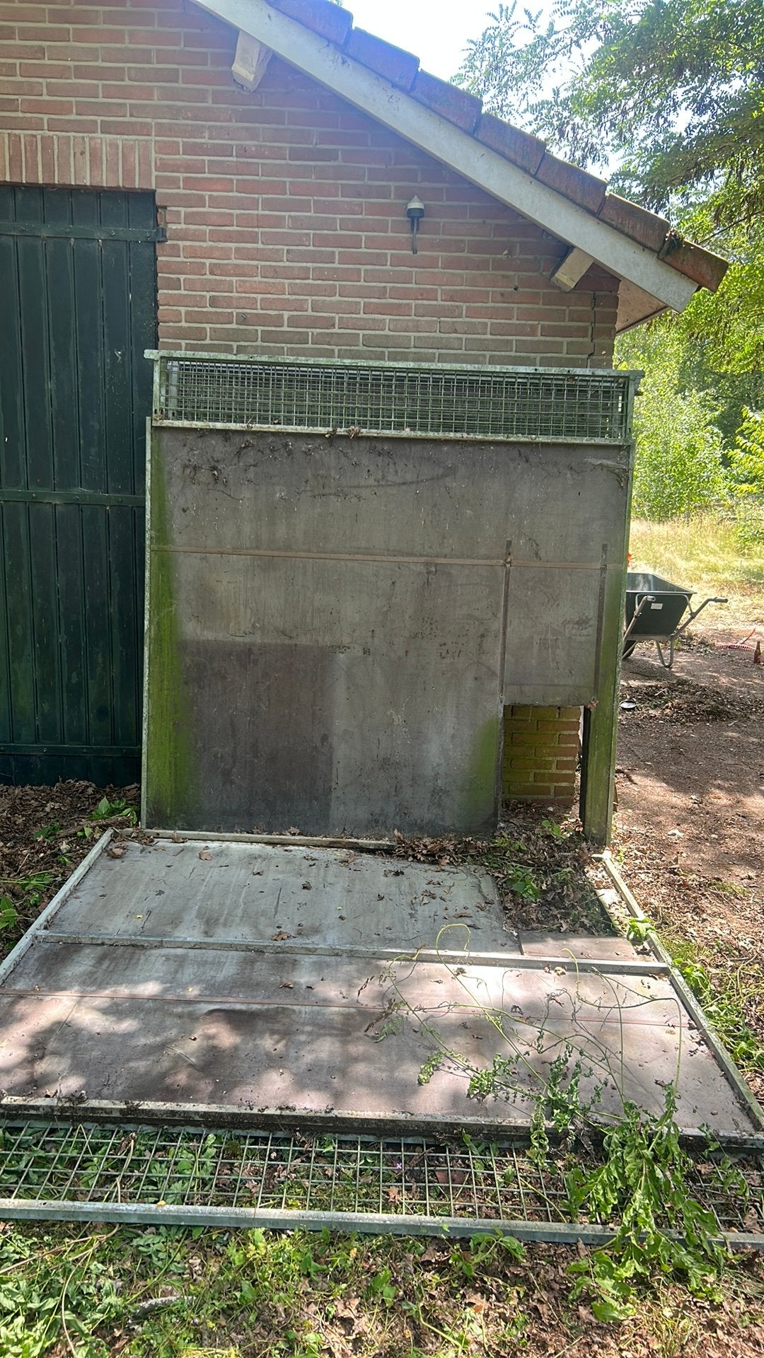 Kennel panelen 5x gratis, Dieren en Toebehoren, Hondenhokken, Ophalen, Zo goed als nieuw, 110 cm of meer, 100 cm of meer