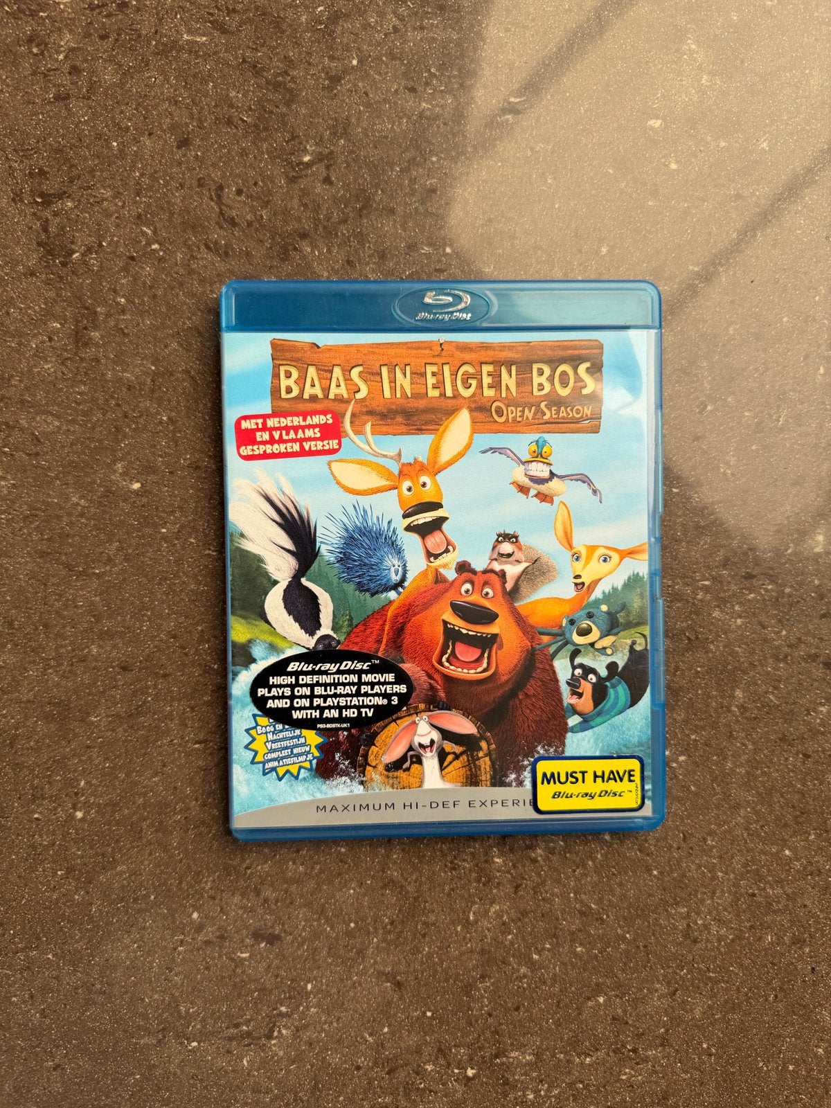 Baas in Eigen Bos - Open Season Blu-ray Disc, Cd's en Dvd's, Blu-ray, Ophalen of Verzenden, Zo goed als nieuw, Tekenfilms en Animatie