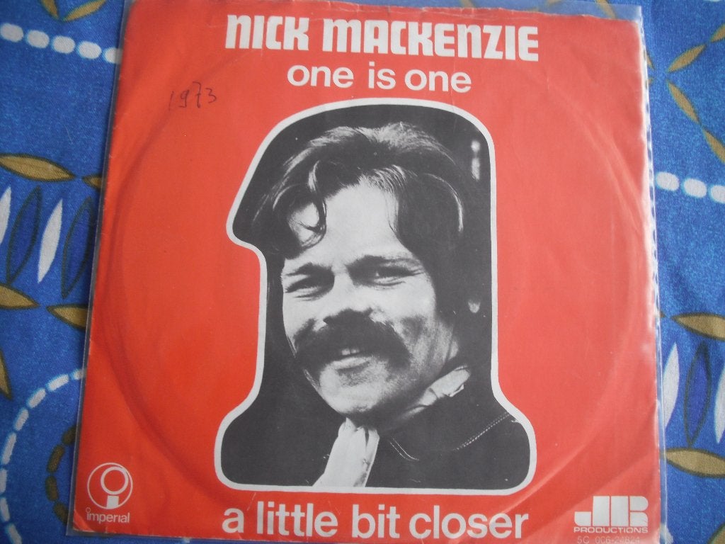 Nick Mackenzie - One is One., Cd's en Dvd's, Vinyl Singles, Ophalen of Verzenden, Gebruikt, Pop