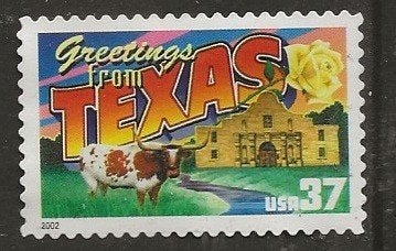 USA 20, Texas, Verzenden, Gestempeld, Noord-Amerika