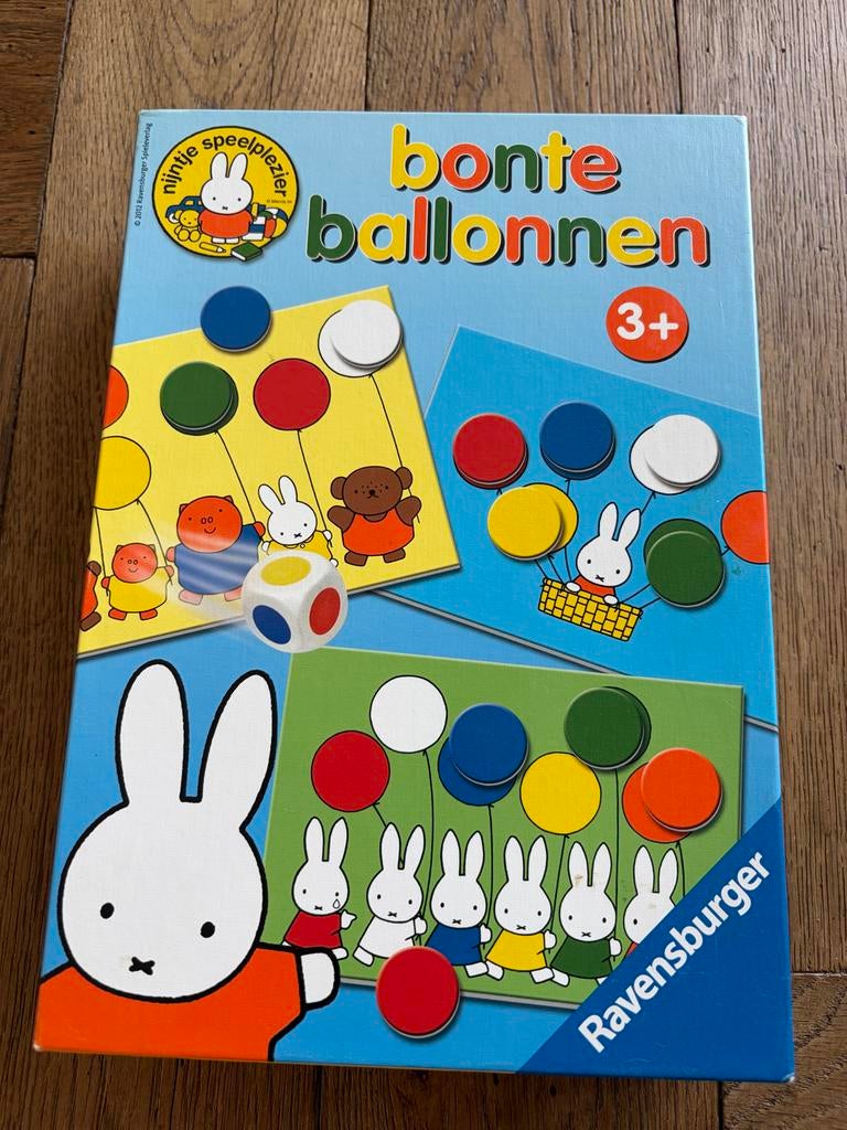Nijntje bonte ballonnen spel, Drie of vier spelers, Ophalen of Verzenden, Gebruikt