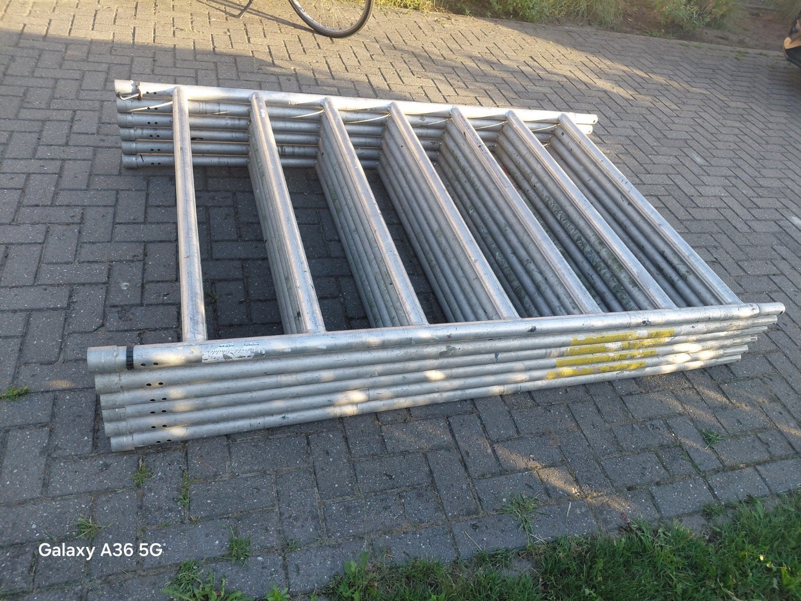 Steiger met  fiberdeck, Ophalen, Gebruikt, Rolsteiger of Kamersteiger, 5 meter of hoger