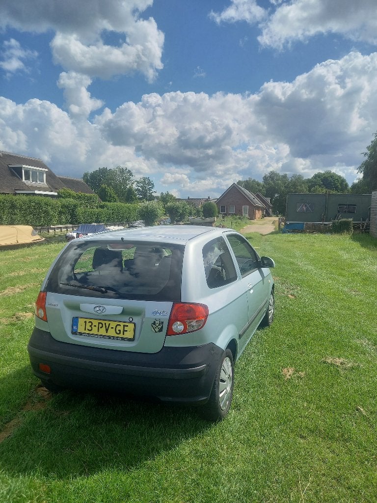 Hyundai Getz 1.3 3DRS 2004 Blauw, Auto's, Hyundai, Voorwielaandrijving, 40 €/maand, 4 cilinders, Blauw