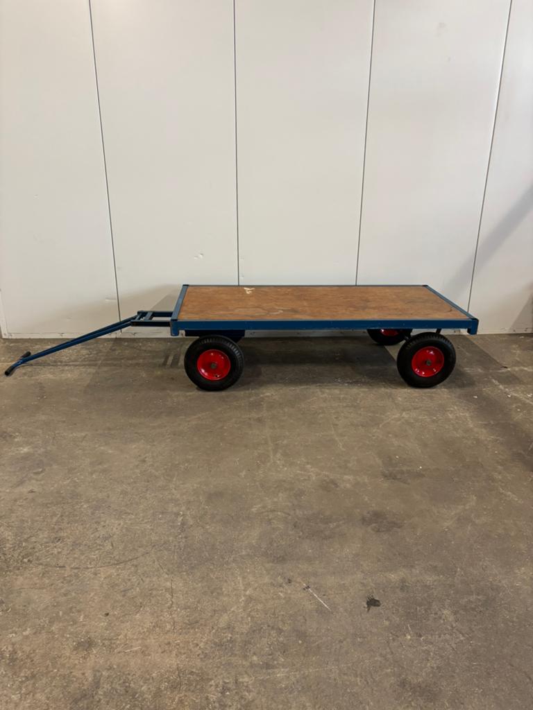 Handtrekwagen 200x100cm transportwagen / transportkar wagen, Ophalen, Gebruikt, Transportkar, .