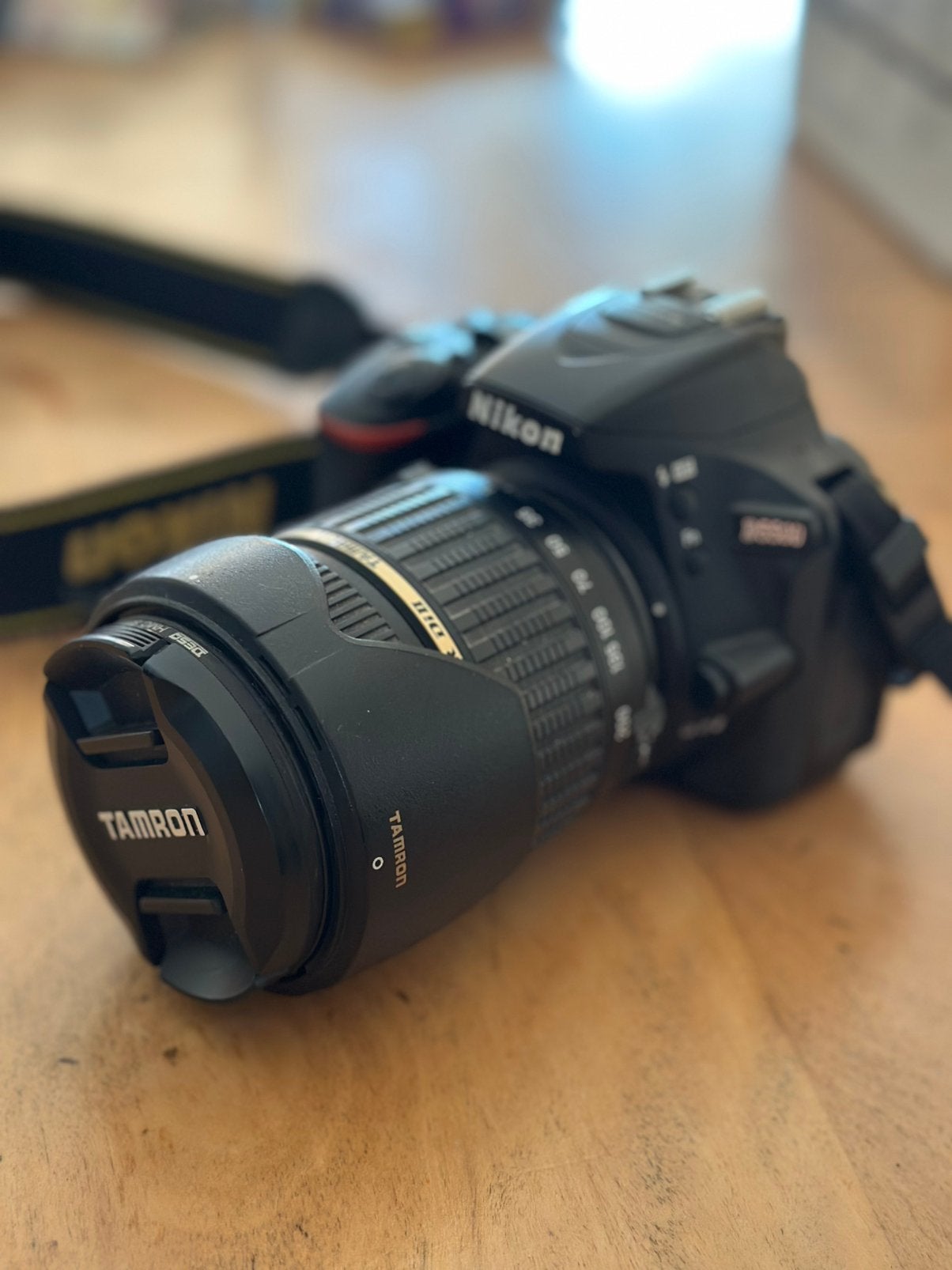 Nikon D5500 + Tamron 18-200mm | Comp. set | Zeer nette staat, Audio, Tv en Foto, Fotocamera's Digitaal, Ophalen, Spiegelreflex