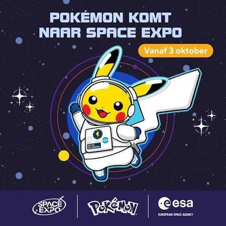 2x Tickets Space Expo Zondag 4 oktober Pokemon (12:00 uur), Twee personen