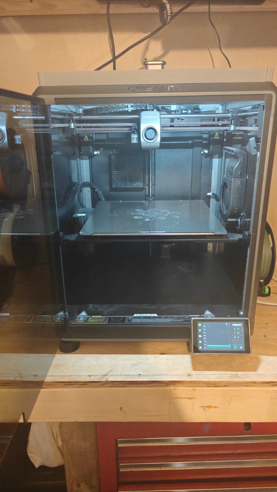 Creality K1 Max 3D-printer - Zo goed als nieuw, Ophalen, Zo goed als nieuw, Filament, Creality