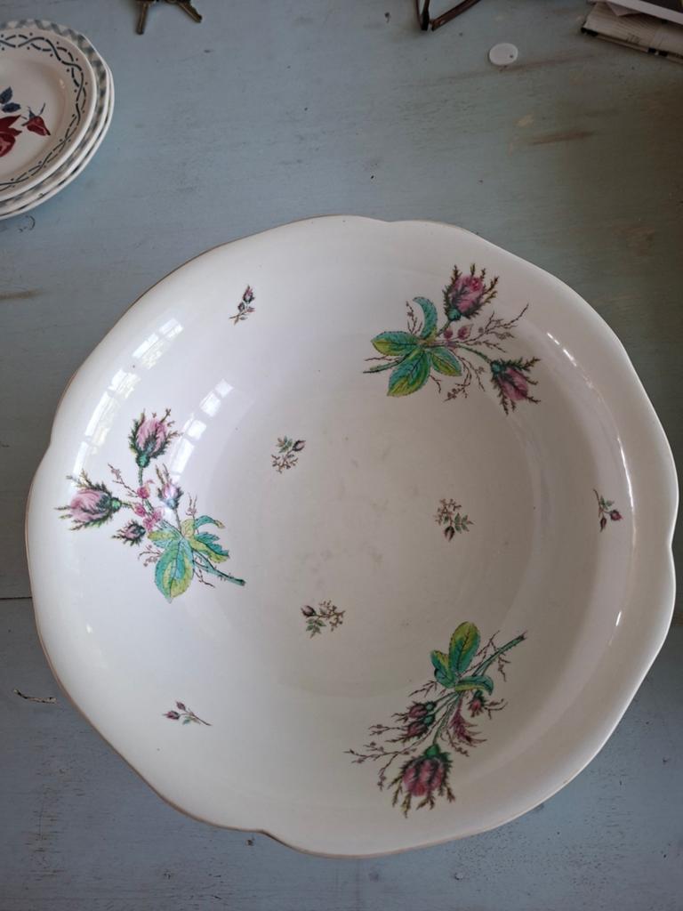 Antieke grote waskom distel, Antiek en Kunst, Ophalen of Verzenden