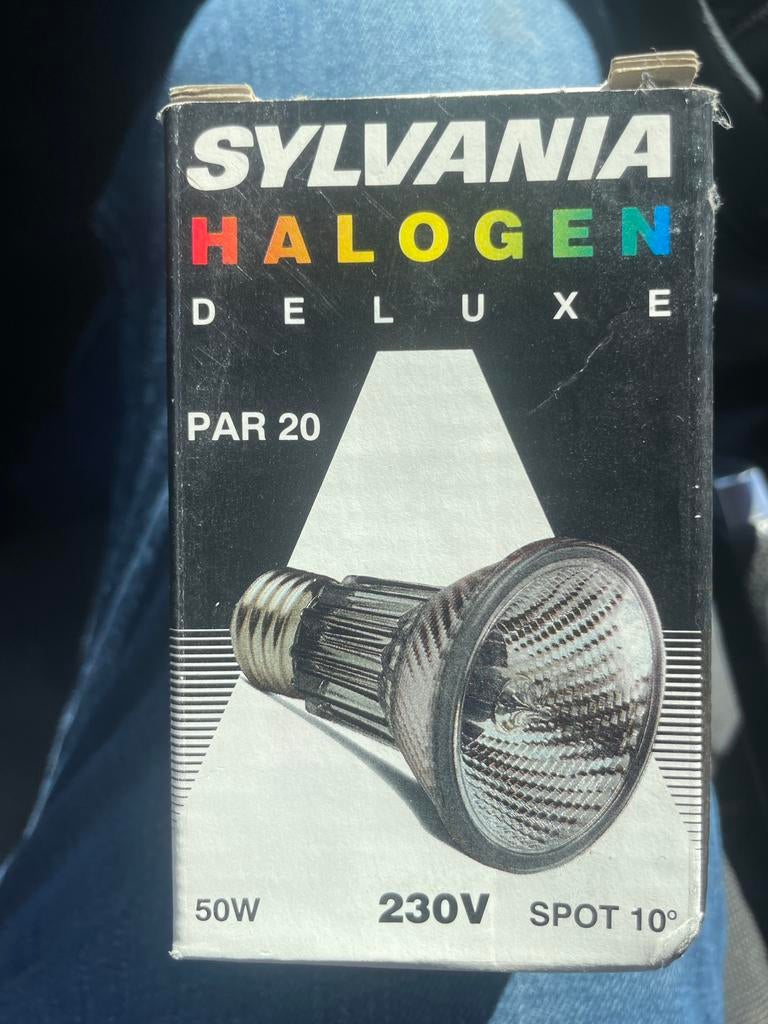 8x Sylvania Halogeen PAR 20 50W 230V Spot 10 E27, 30 tot 60 watt, Halogeen (gloei)lamp, Nieuw, E27 (groot)