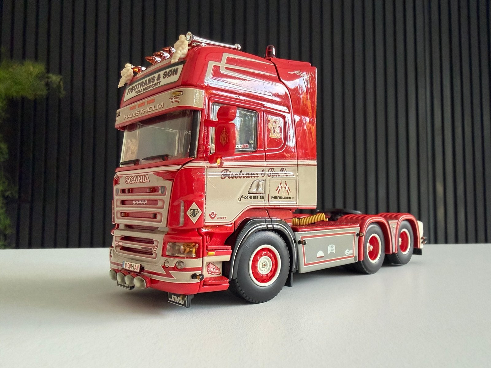 Wsi Scania R Fisotrans, Ophalen of Verzenden, Zo goed als nieuw, Bus of Vrachtwagen, Wsi