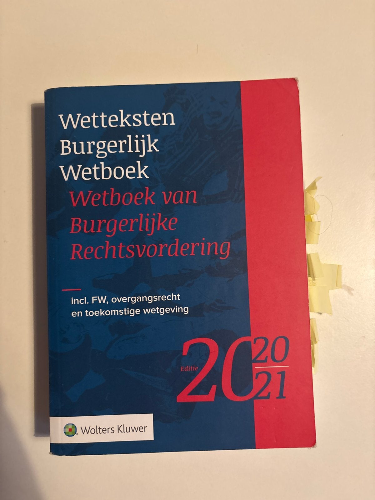 Wetteksten Burgerlijk Wetboek 2020/2021, Ophalen of Verzenden, Gamma, Gelezen, HBO