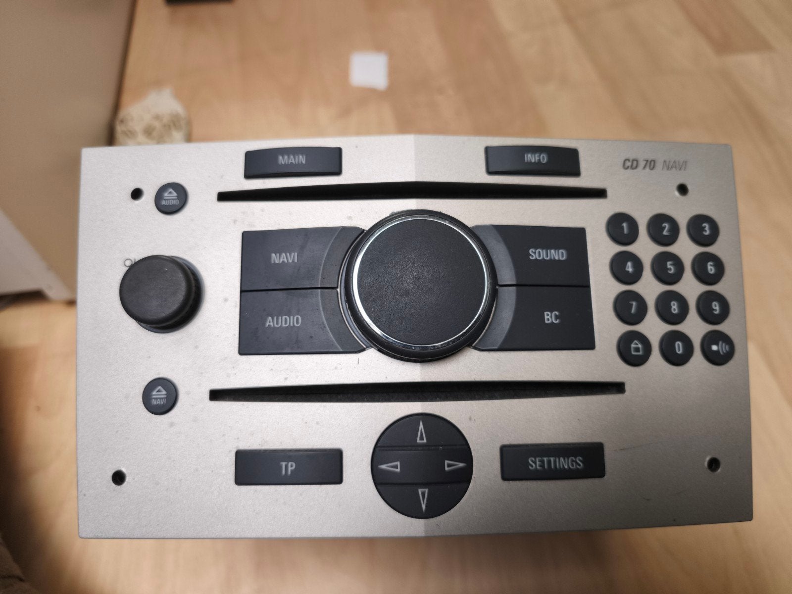 Opel CD 70 Navi autoradio, Auto diversen, Verzenden, Gebruikt