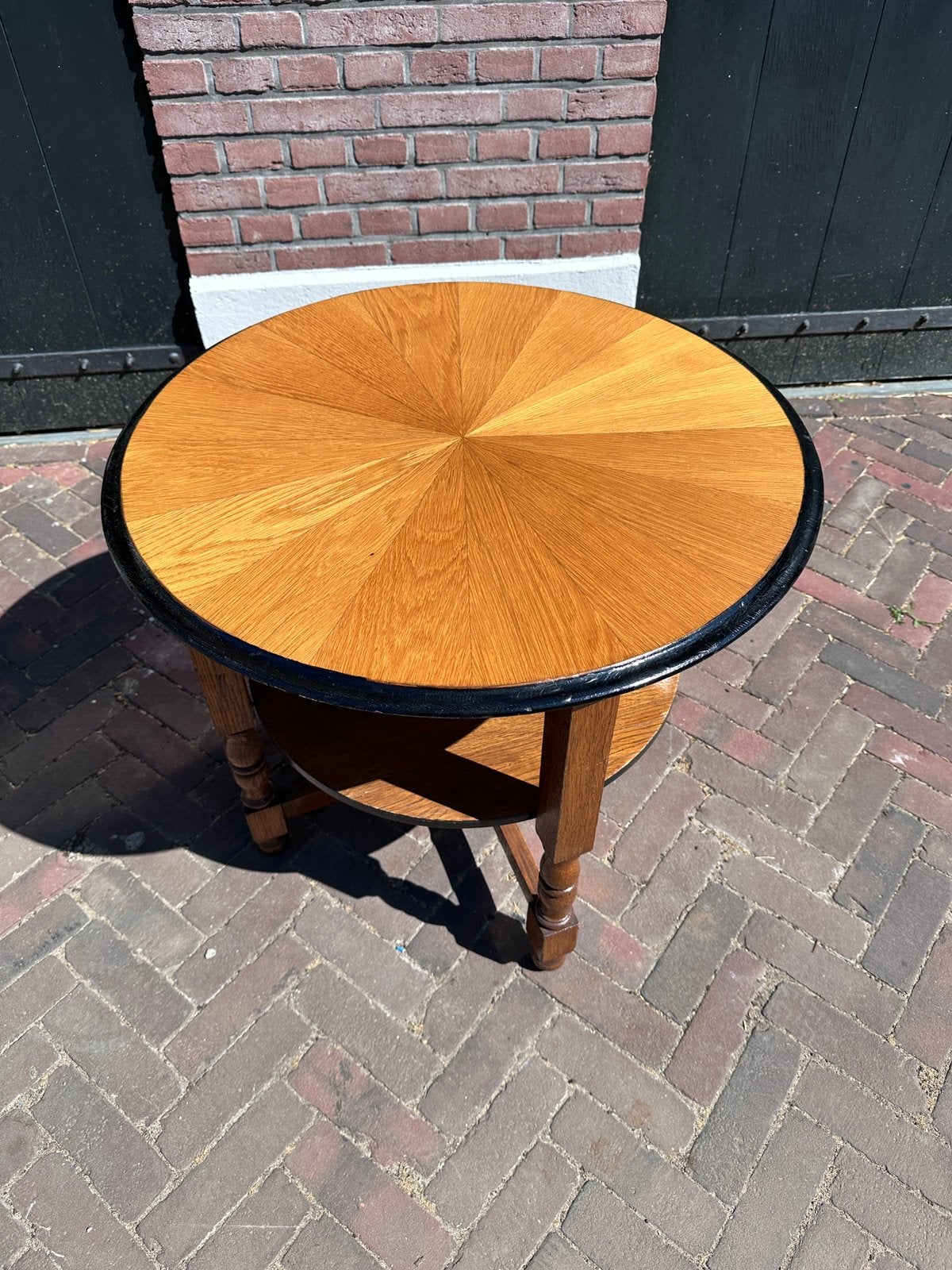 Ronde tafel - art deco - salontafel - rooktafel, Ophalen