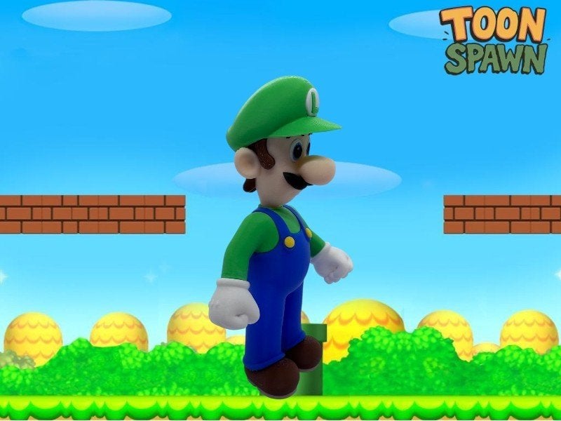 Luigi – 21,5 cm – Super Mario Figuur, Ophalen of Verzenden, Nieuw, Overige typen