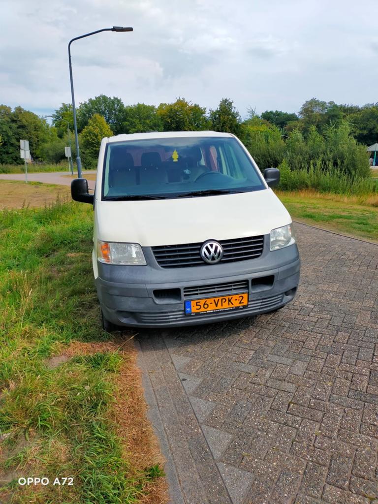 Volkswagen Transporter Bestel 1.9 TDI 62KW 2008, Voorwielaandrijving, Wit, Origineel Nederlands, 1896 cc