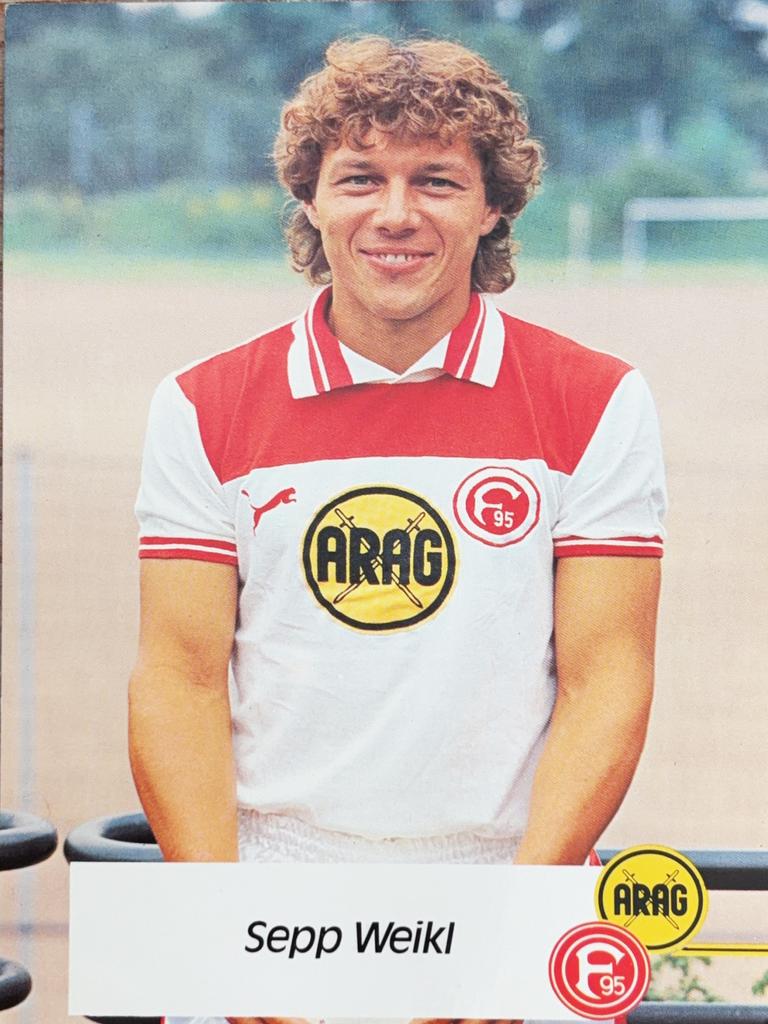 Spelerskaart Sepp Weikl - Fortuna Düsseldorf, Ophalen of Verzenden, Zo goed als nieuw, Buitenlandse clubs, Spelerskaart