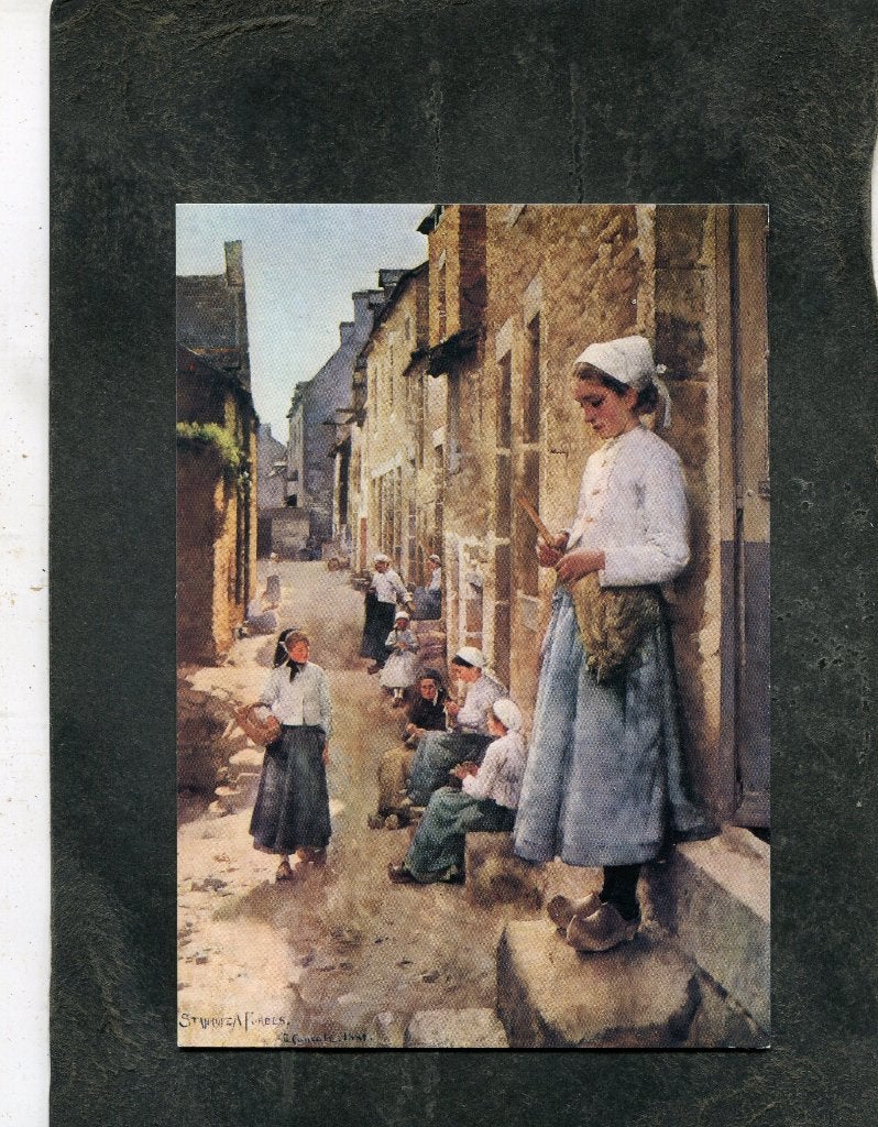 Ansicht Stanhope Forbes - A street in Brittany, Verzenden, 1980 tot heden, Ongelopen
