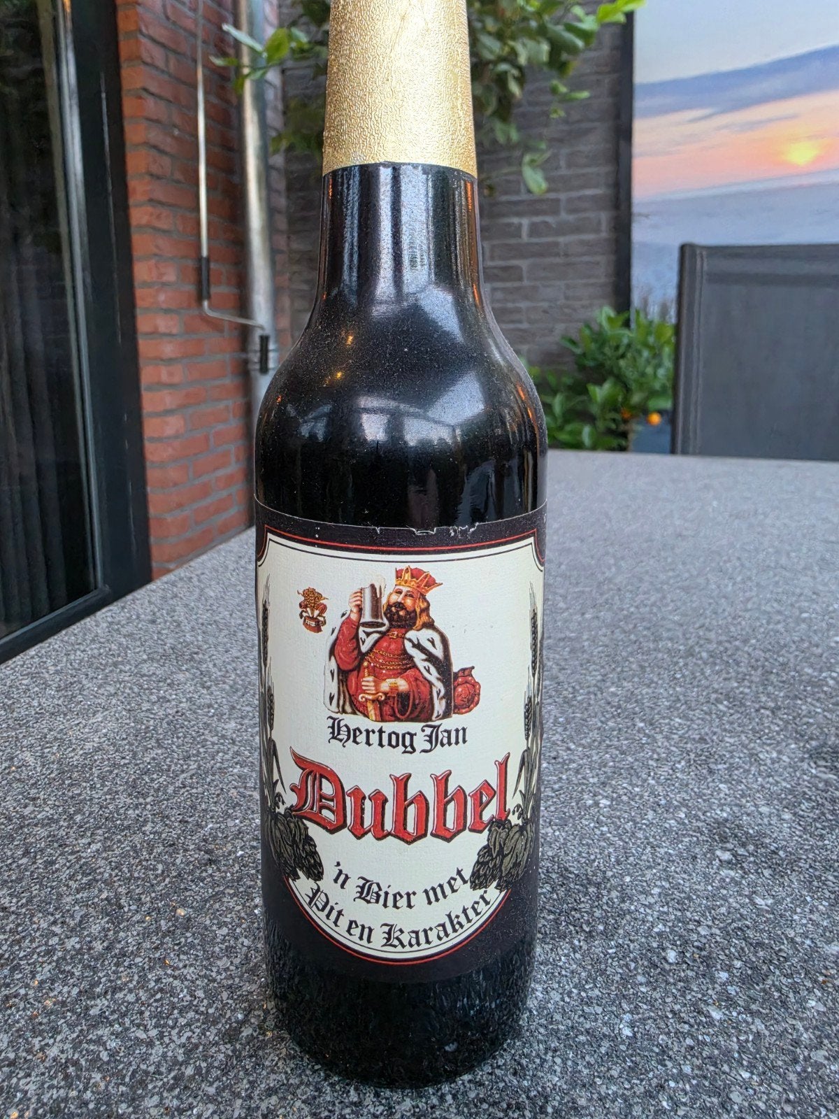 Hertog Jan Dubbel, Verzamelen, Biermerken, Ophalen of Verzenden, Zo goed als nieuw, Flesje(s), Hertog Jan