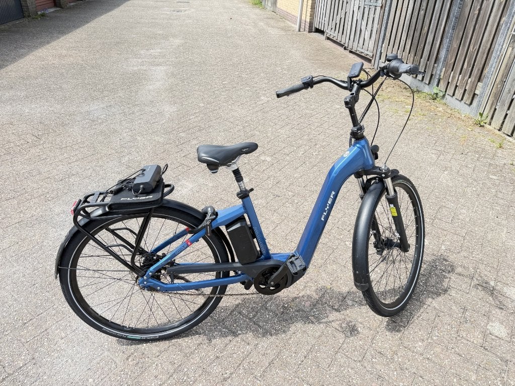 Flyer Gotour5 5.00 Comfort, Blauw 2020 boekje en factuur, Zo goed als nieuw, 47 tot 51 cm, 50 km per accu of meer, Ophalen