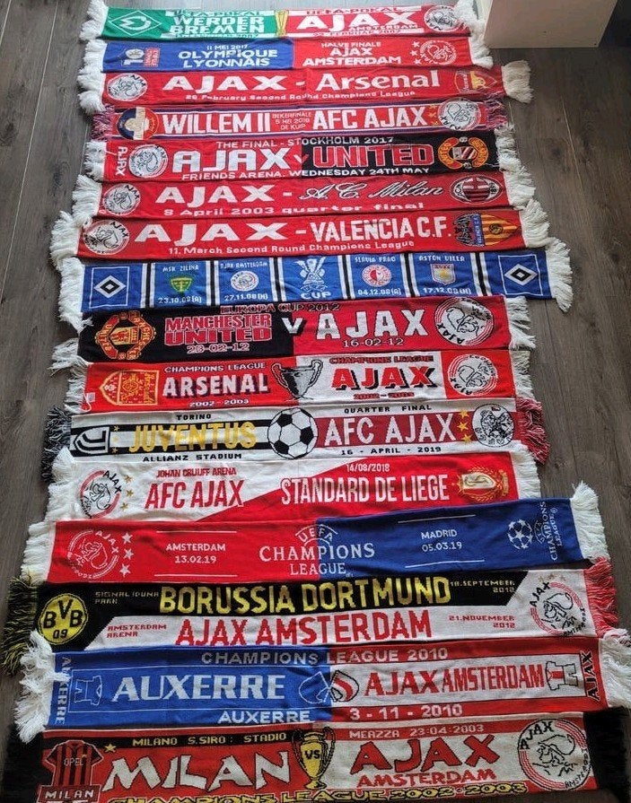 26 Ajax Sjaals - Voetbal Memorabilia, Ophalen, Overige maten, Zo goed als nieuw, Ajax
