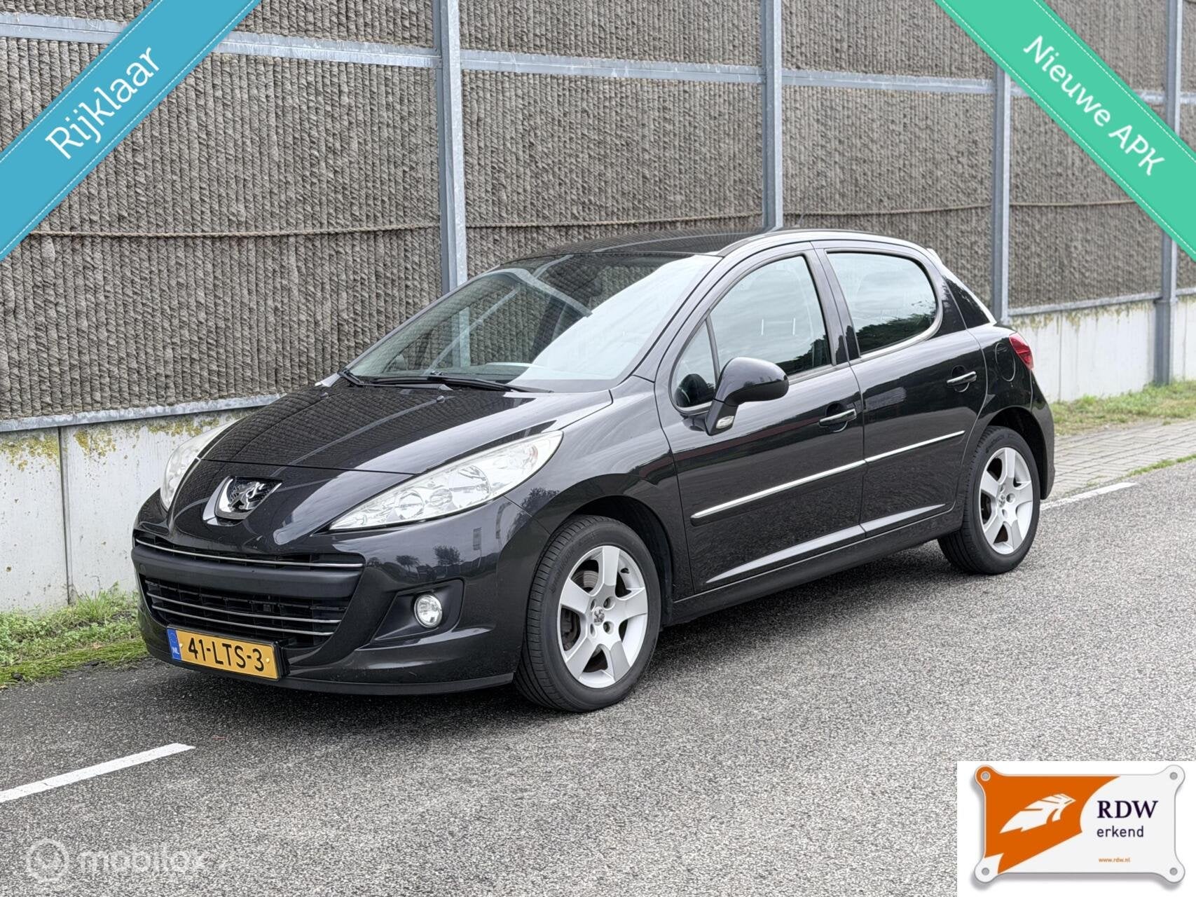 Peugeot 207 1.6 VTi Sportium NAP/NWE APK/NWE KOPPELING/AIRCO, Voorwielaandrijving, Gebruikt, Zwart, Origineel Nederlands