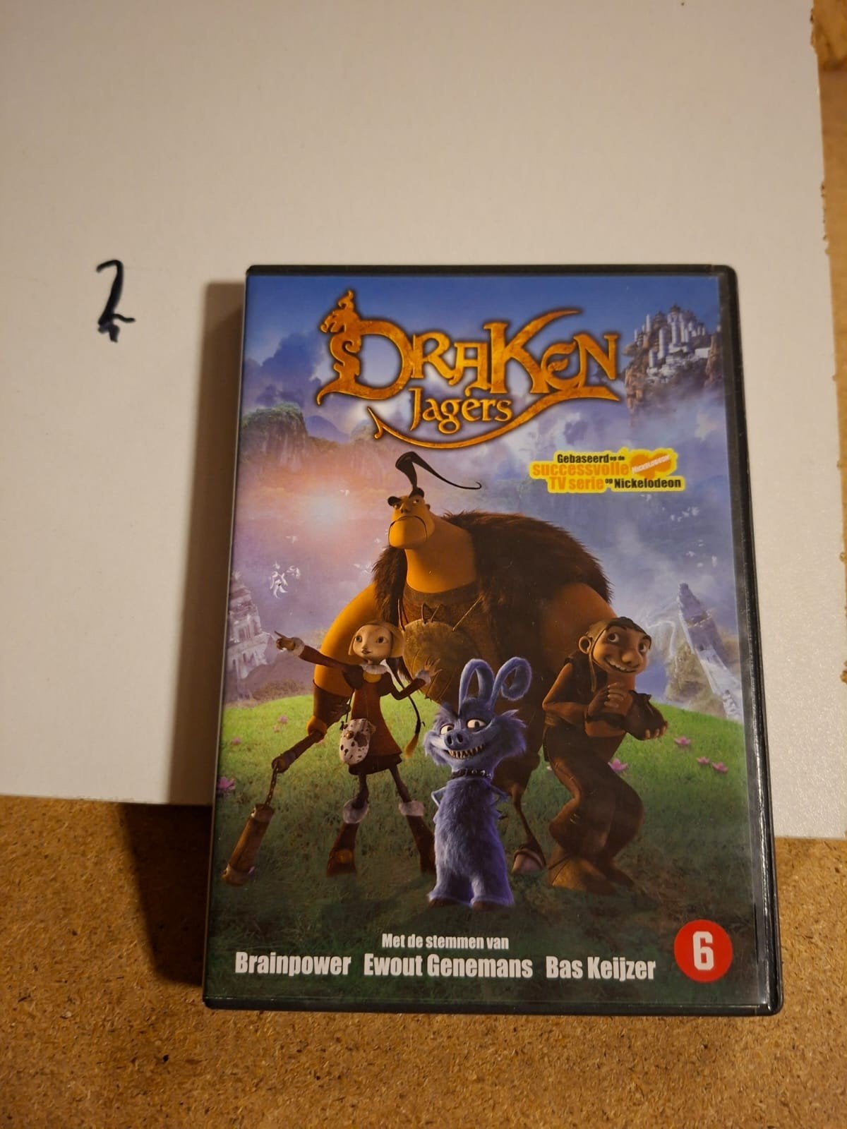 Drakenjagers DVD - Gebaseerd op Nickelodeon TV serie, Gebruikt, Animatie, Vanaf 6 jaar, Film