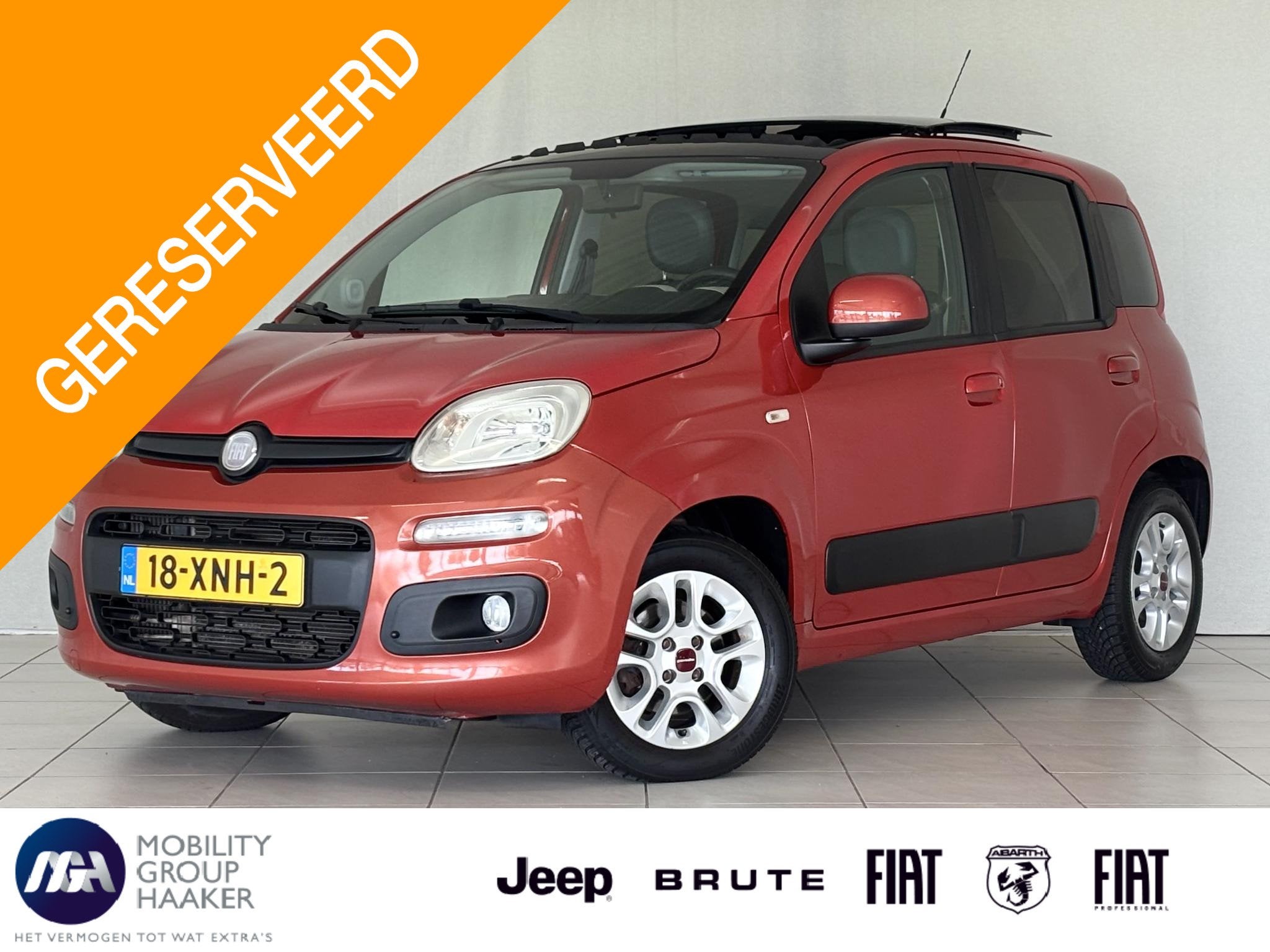 Fiat Panda 0.9 TwinAir Lounge | Panoramadak | Airco | Sensor