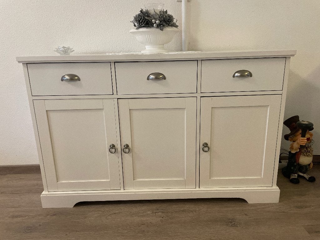 Dressoir wit, Ophalen, Gebruikt, 25 tot 50 cm, Met deur(en)