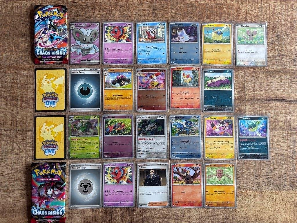 Pokémon Chaos Rising - 20x - incl. Cinccino ex (105/086), Ophalen of Verzenden, Nieuw, Meerdere kaarten, Foil