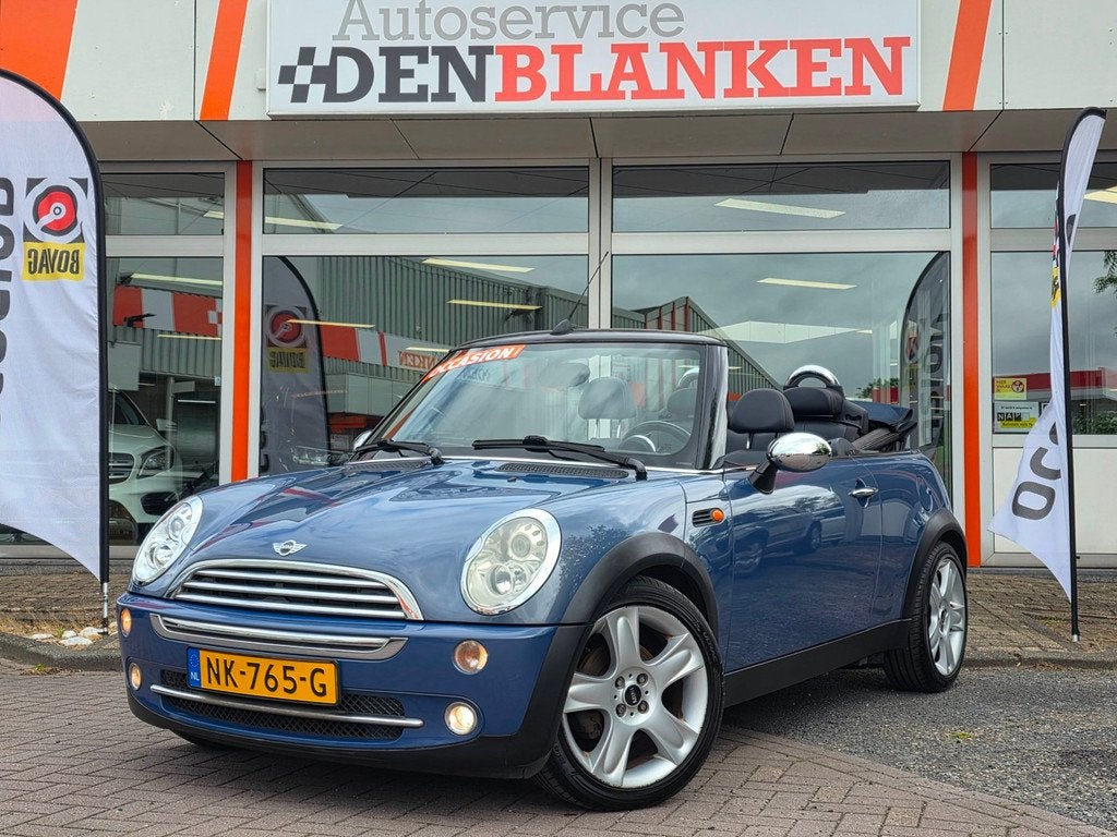 Mini Mini 1.6 Cooper Chili BJ.04 Cabriolet / Leder / Xenon /, Auto's, Mini, Voorwielaandrijving, Gebruikt, Zwart, 4 cilinders