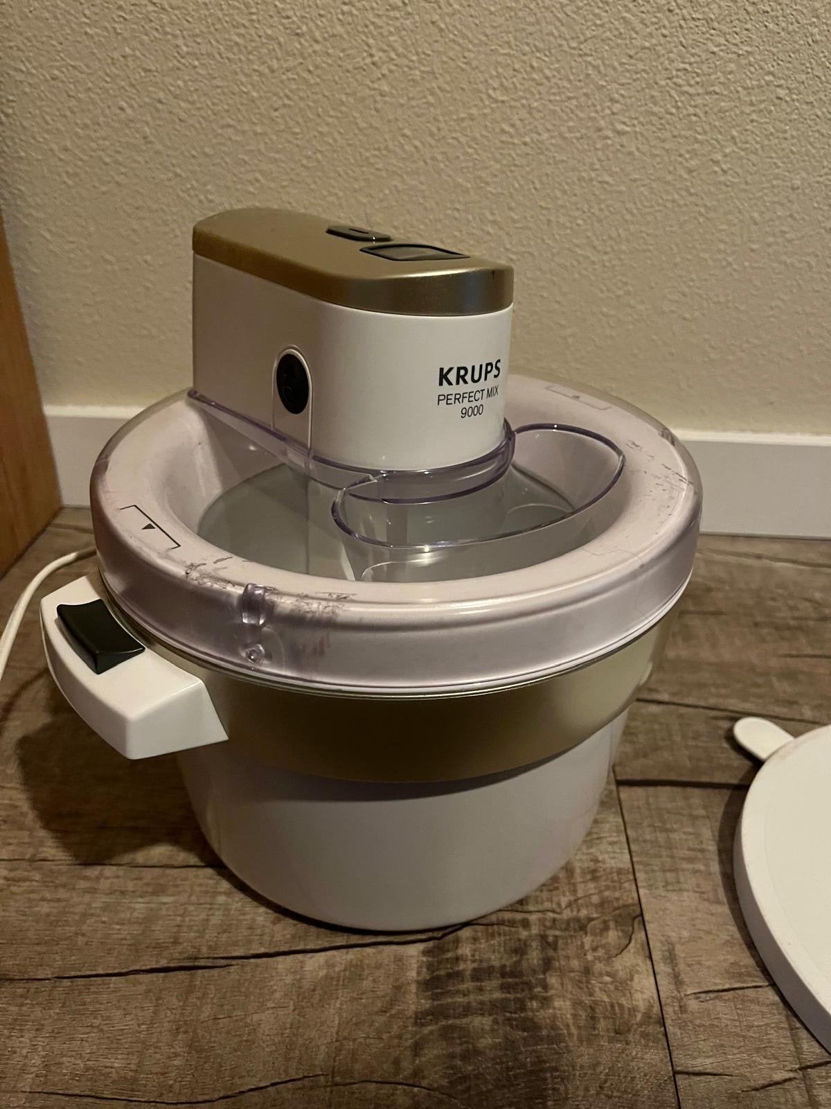 Krups Perfect Mix 9000 IJsmachine, Witgoed en Apparatuur, Ophalen of Verzenden, Gebruikt, Koelelement