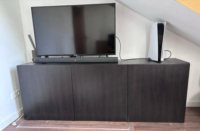 Besta kastcombinatie 3 stuks - veelzijdig dressoir/opbergkas, Ophalen, 150 tot 200 cm, Zo goed als nieuw, Minder dan 100 cm