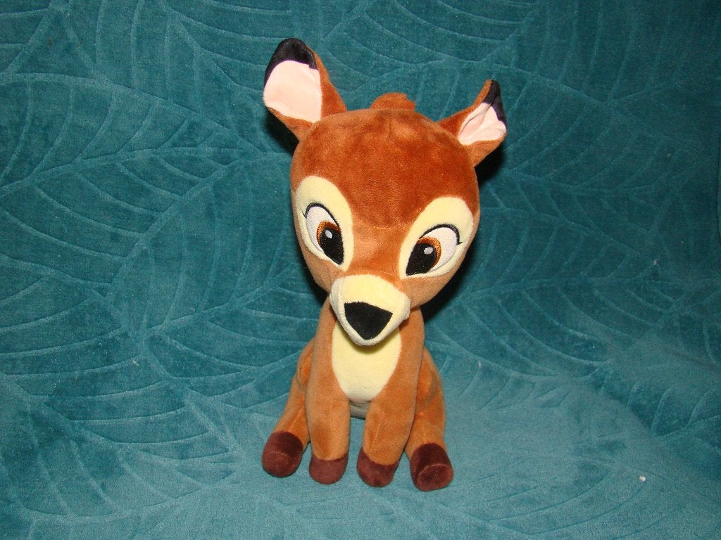 Disney Bambi knuffel bruin hert 25 cm groot, Kinderen en Baby's, Disney, Disney, Overige typen, Ophalen of Verzenden