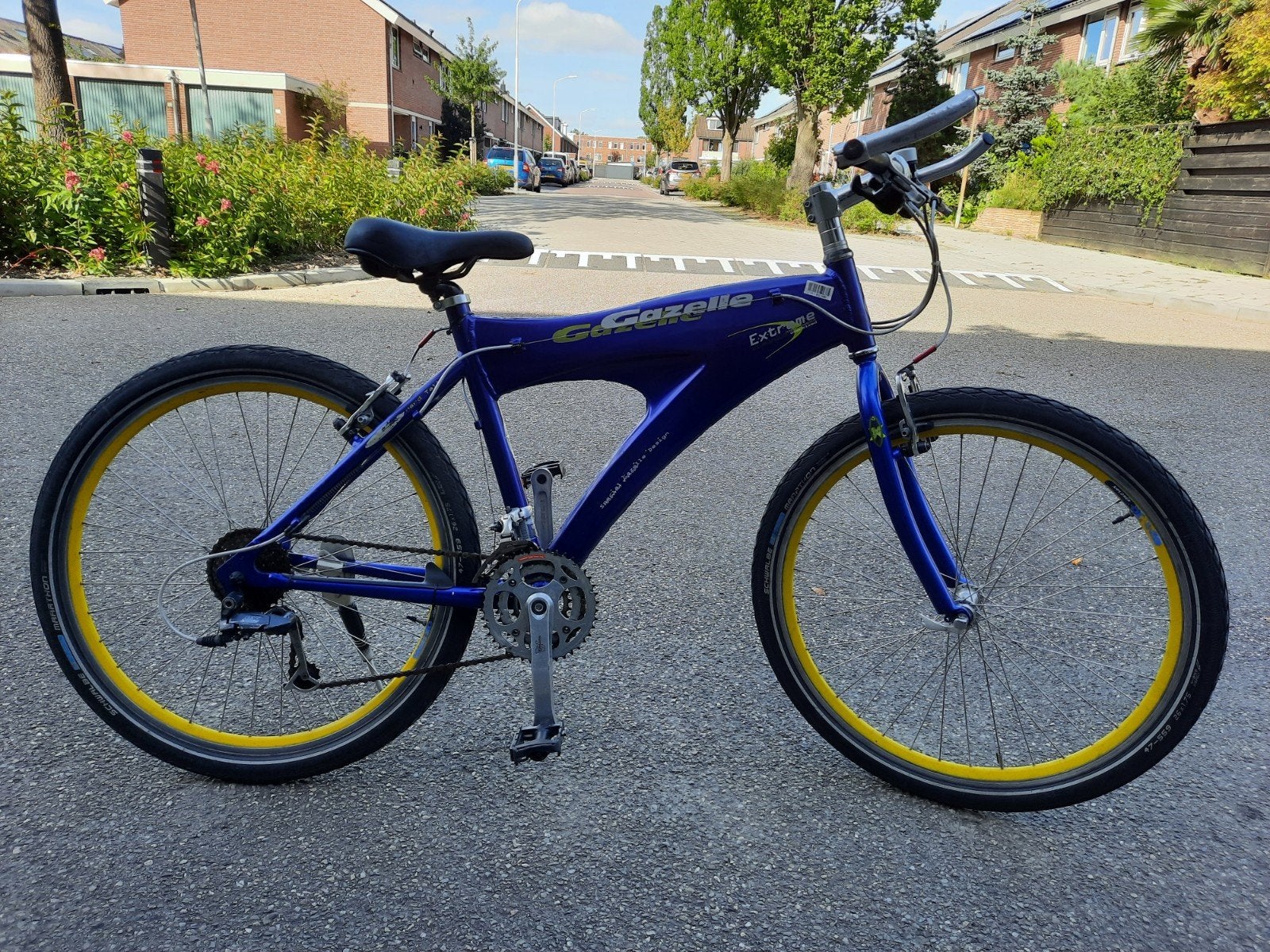 26 inch Gazelle 24 versnellingen (ZO GOED ALS NIEUW !!!), Velgrem, Versnellingen, Zo goed als nieuw, Gazelle